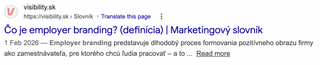 Meta title tag
