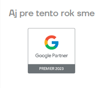 Google Premier Partner badge pre rok 2023