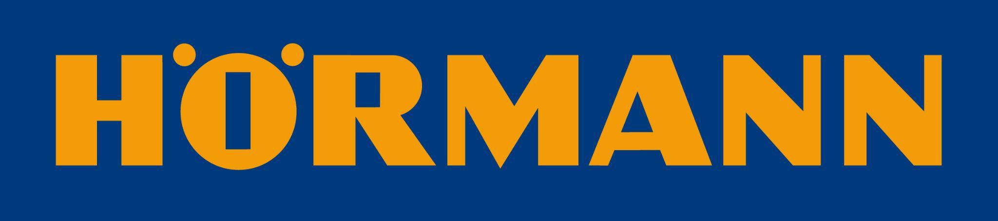 Modro-žlté logo firmy Hörmann