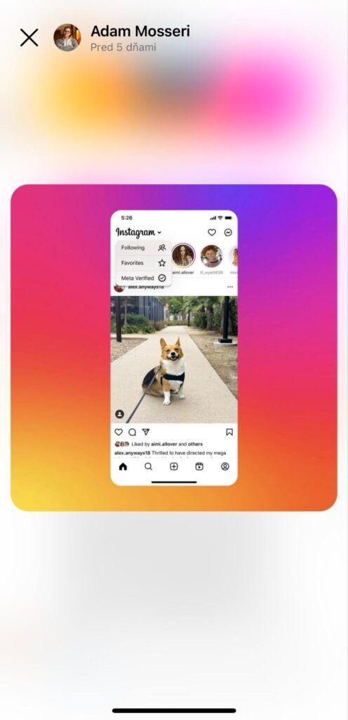 Instagram testuje nový špecializovaný kanál s obsahom len z „Meta overených“ účtov