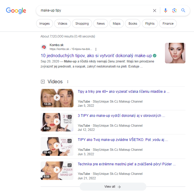 Výsledky vyhľadávania na kľúčové slovo make-up tipy
