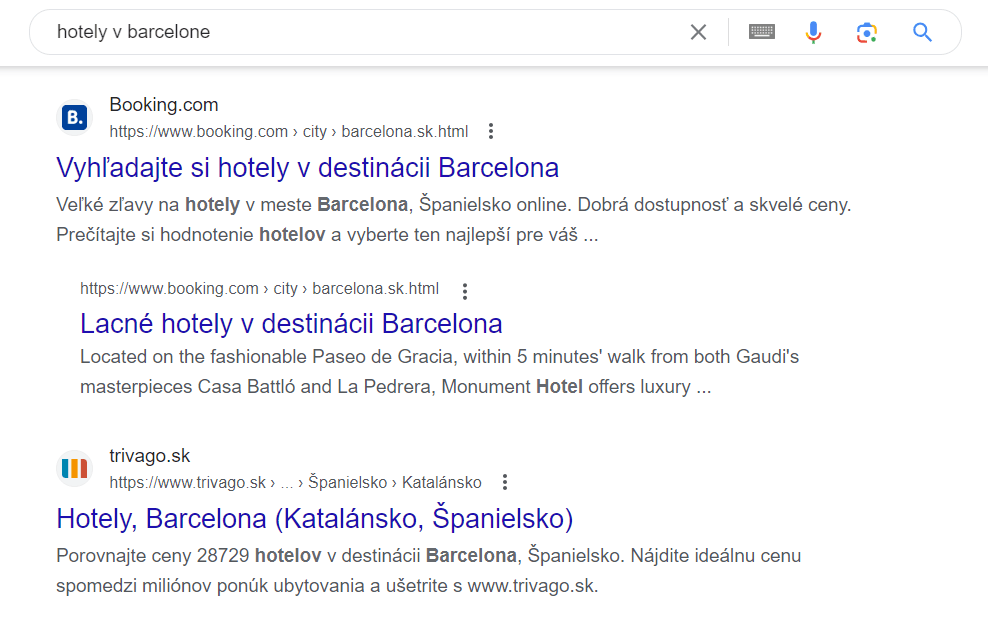 Výsledky vyhľadávania na kľúčové slovo hotely v barcelone