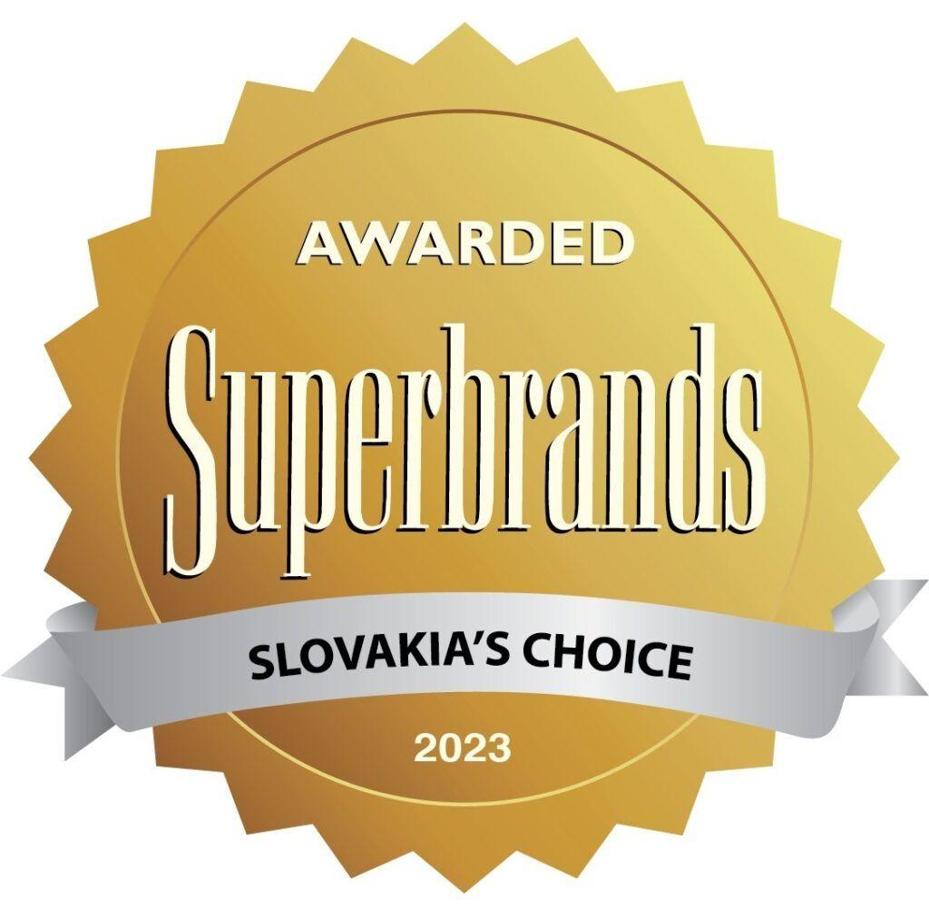 Awarded Superbrands badge