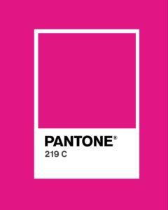 Ružovofialový odtieň Pantone 219 C