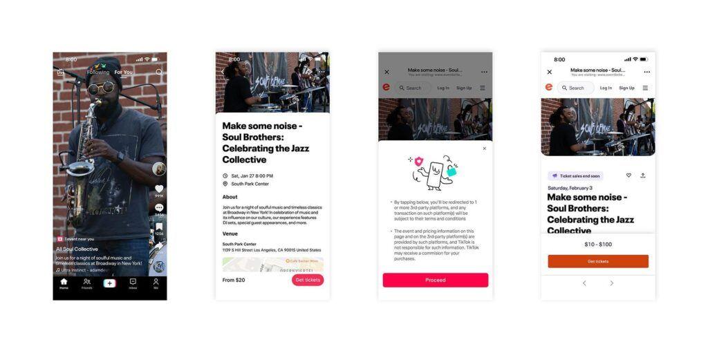 TikTok oznámil partnerstvo s platformou udalostí Eventbrite