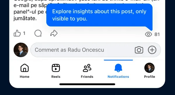 Facebook testuje zobrazovanie počtu videní príspevkov