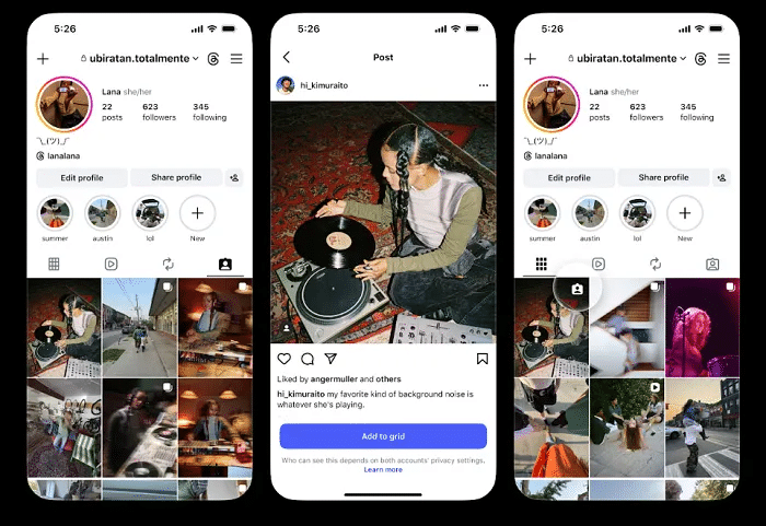 Instagram umožňuje pridať si na profil príspevky, v ktorých vás označili